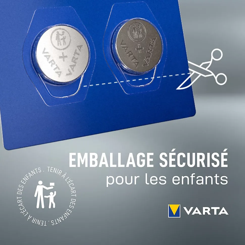Pile au lithium CR2025 Varta, lot de 5