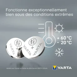 Pile au lithium CR2032 Varta, lot de 5