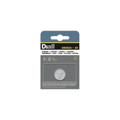Pile au lithium CR2016 3V Diall, lot de 1