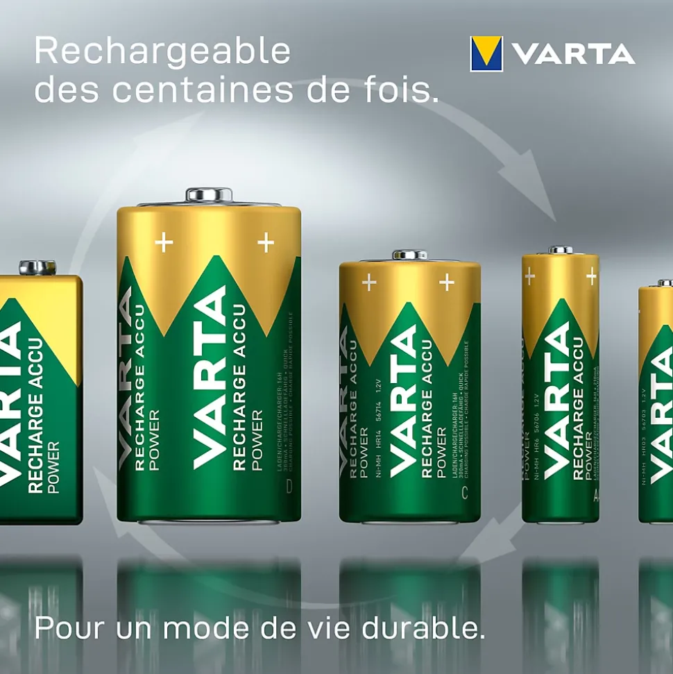 Pile rechargeable Ni-MH 9V (PP3) Varta