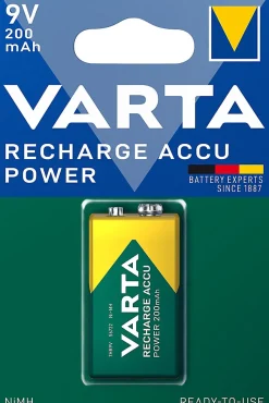Pile rechargeable Ni-MH 9V (PP3) Varta