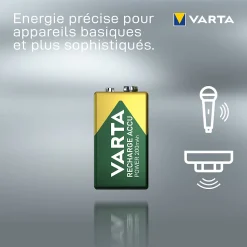 Pile rechargeable Ni-MH 9V (PP3) Varta