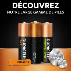 2 piles bouton CR 2450 - Duracell - 3V