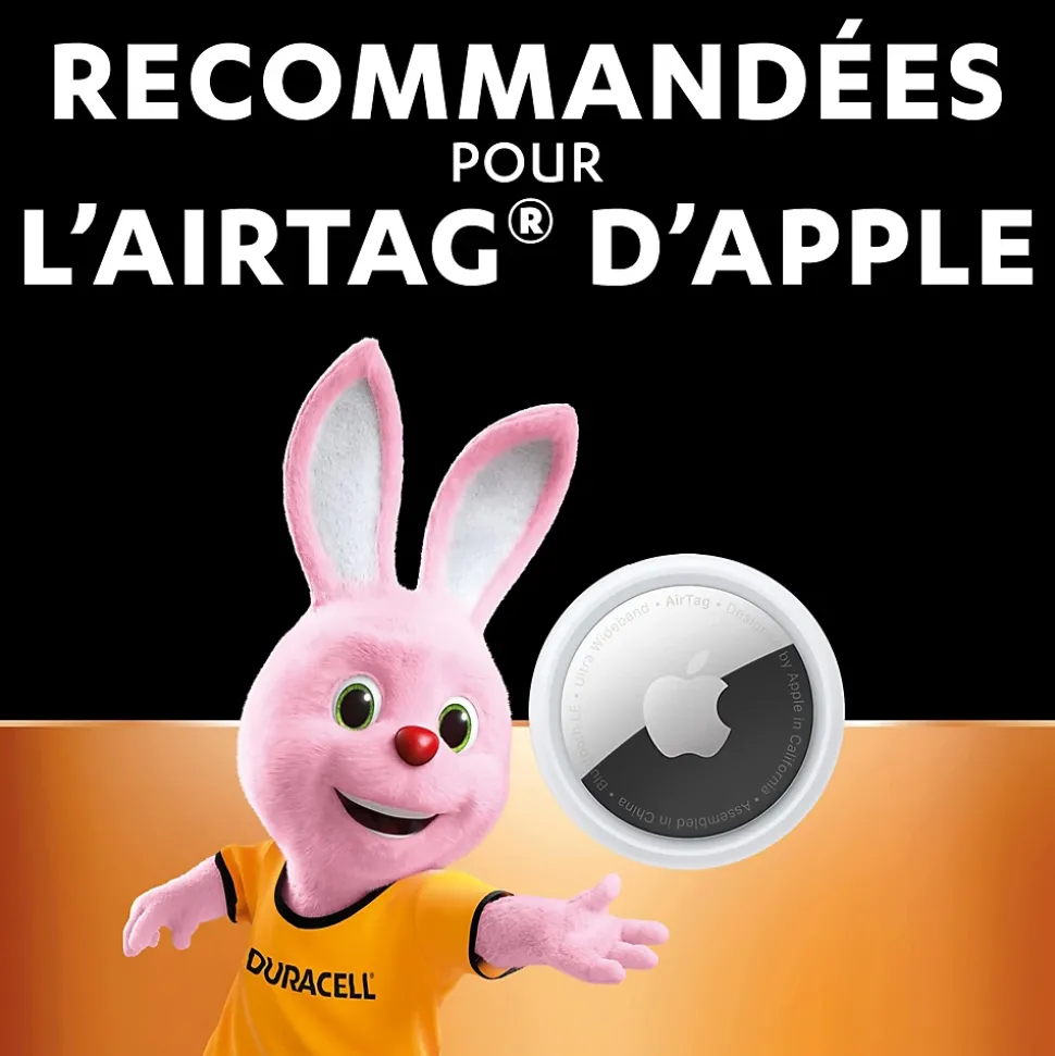 6 piles bouton CR 2032 - Duracell - 3V