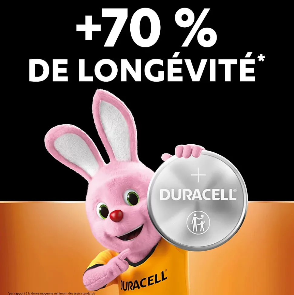 6 piles bouton CR 2032 - Duracell - 3V