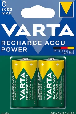 2 Piles rechargeables Ni-MH C (HR14) Varta
