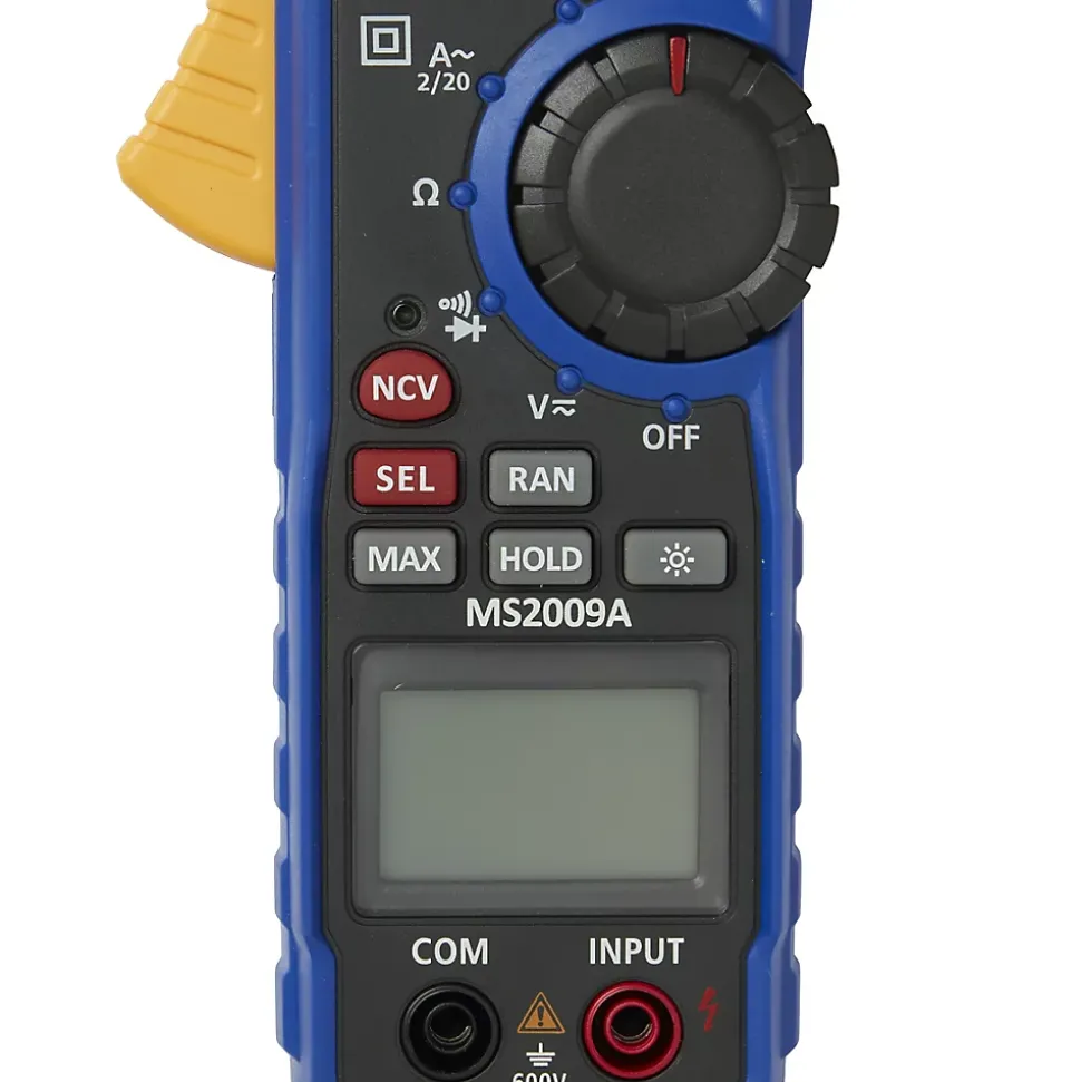 Pince ampèremétrique Diall MS2009A CAT III 600 A - 600 V l.35 x P.78 x H.218 mm