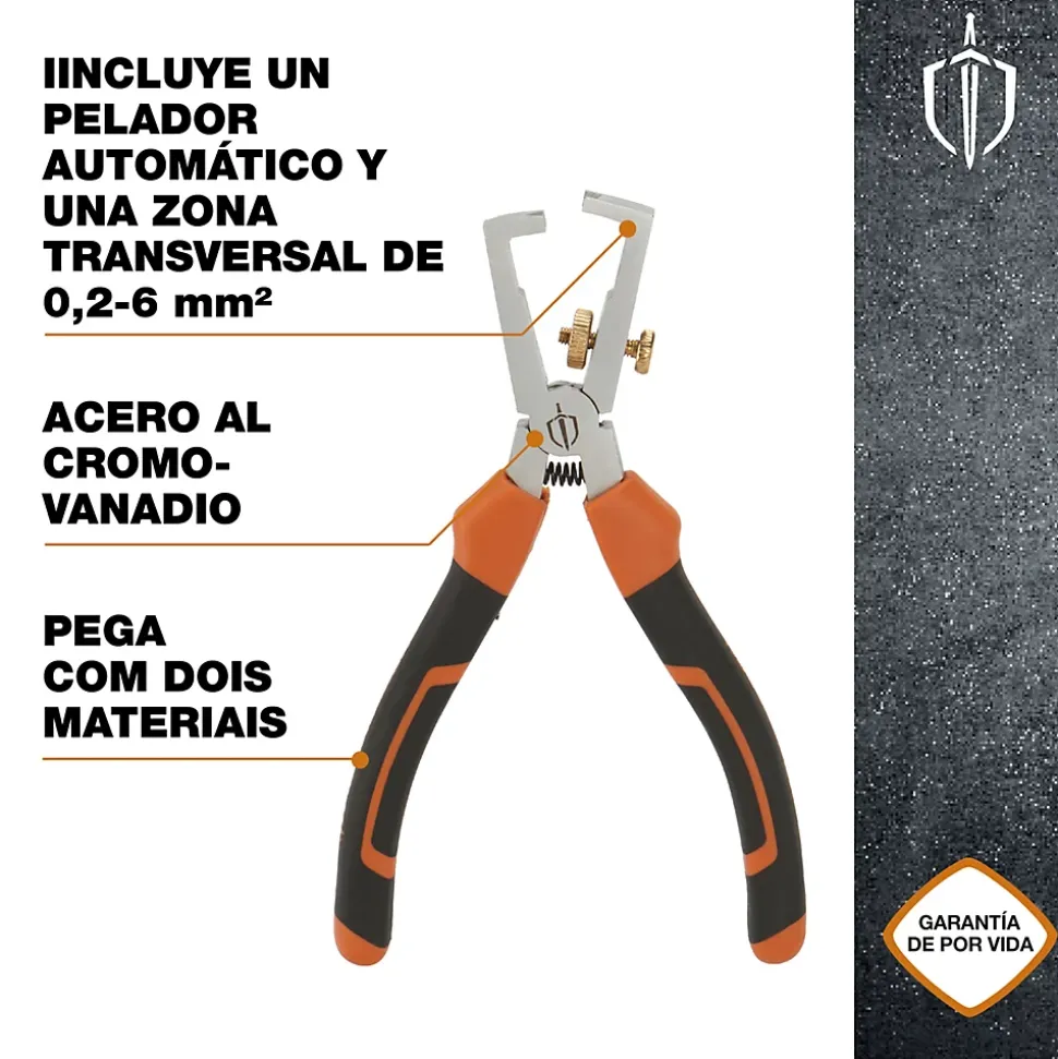 Pince à dénuder Magnusson 160mm Noir et orange