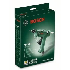 Pistolet à colle BOSCH PKP 18 E Gluey Evergreen - 500 W, câble amovible, LED, coffret de transport