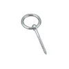 Piton Anneau Filetage Bois 8X80 Filetée sur 40 Inox A4 - 1 pièce
