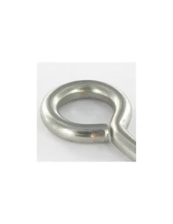 Piton Bois 3X16 Filetée sur 10 Longueur total 28 Oeil 6 Inox A2 - 10 pièces