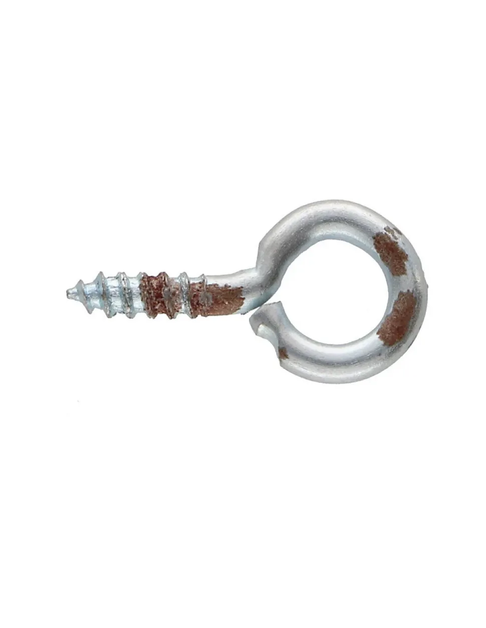 Piton Bois 2.5X10 Oeil 6 Acier zingué ROUILLES - 10 pièces
