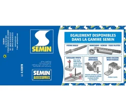 Pitons Femelles Semin, Boite de 100 (lot de 3)