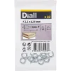 Piton à vis en acier zingué 20x11 mm - 10 pièces