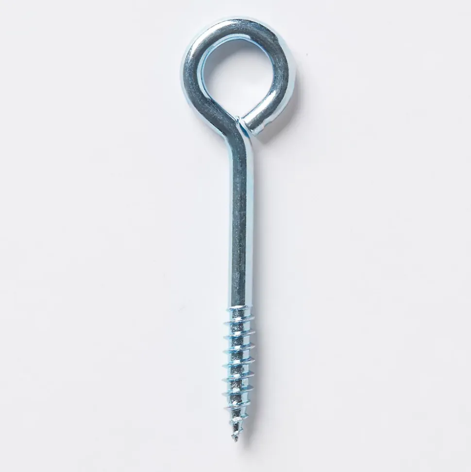 Piton à visser acier zingué Verve 7,5 cm (lot de 8)