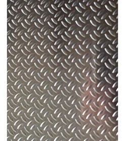 Plaque Aluminium Grain de riz, ép. 1/2mm, Hauteur 30cm x Largeur 60cm