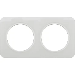 Plaque de finition double Jacobsen Espen verre blanc à assembler
