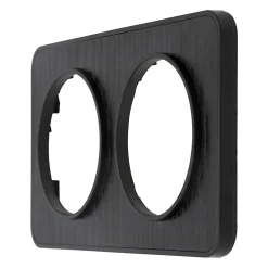 Plaque de finition double Jacobsen Espen bois noir à assembler