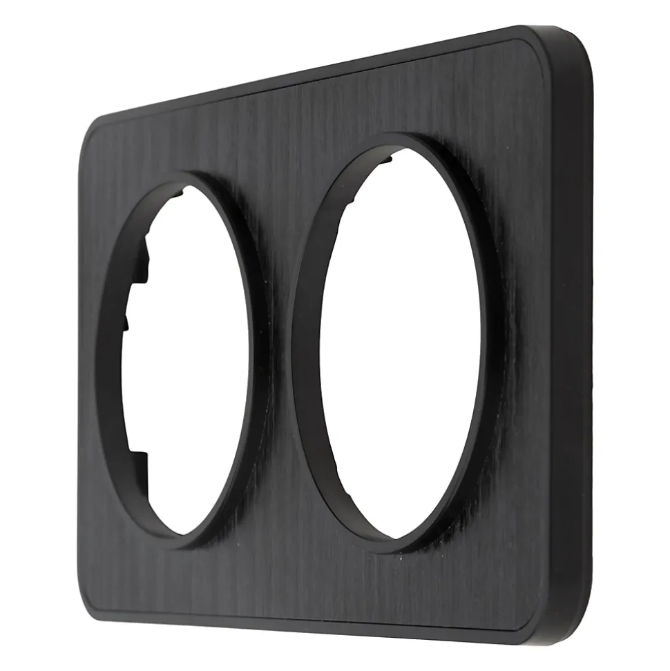 Plaque de finition double Jacobsen Espen bois noir à assembler