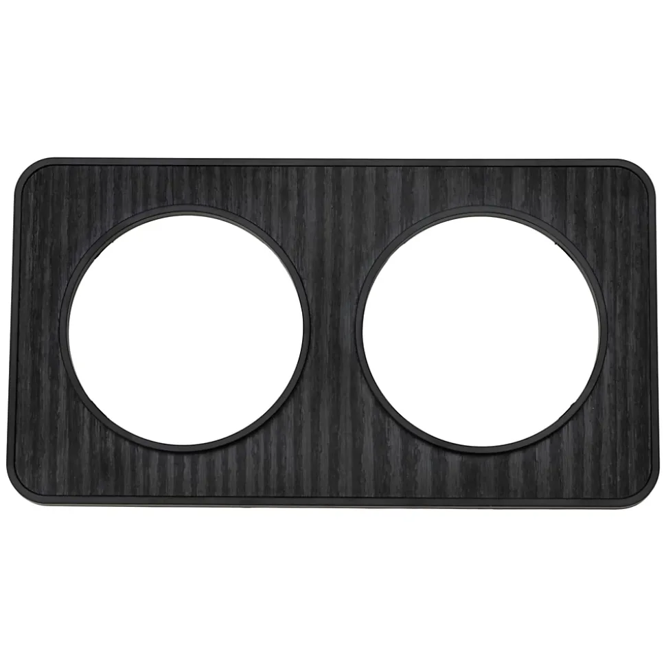 Plaque de finition double Jacobsen Espen bois noir à assembler