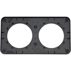 Plaque de finition double Jacobsen Espen bois noir à assembler