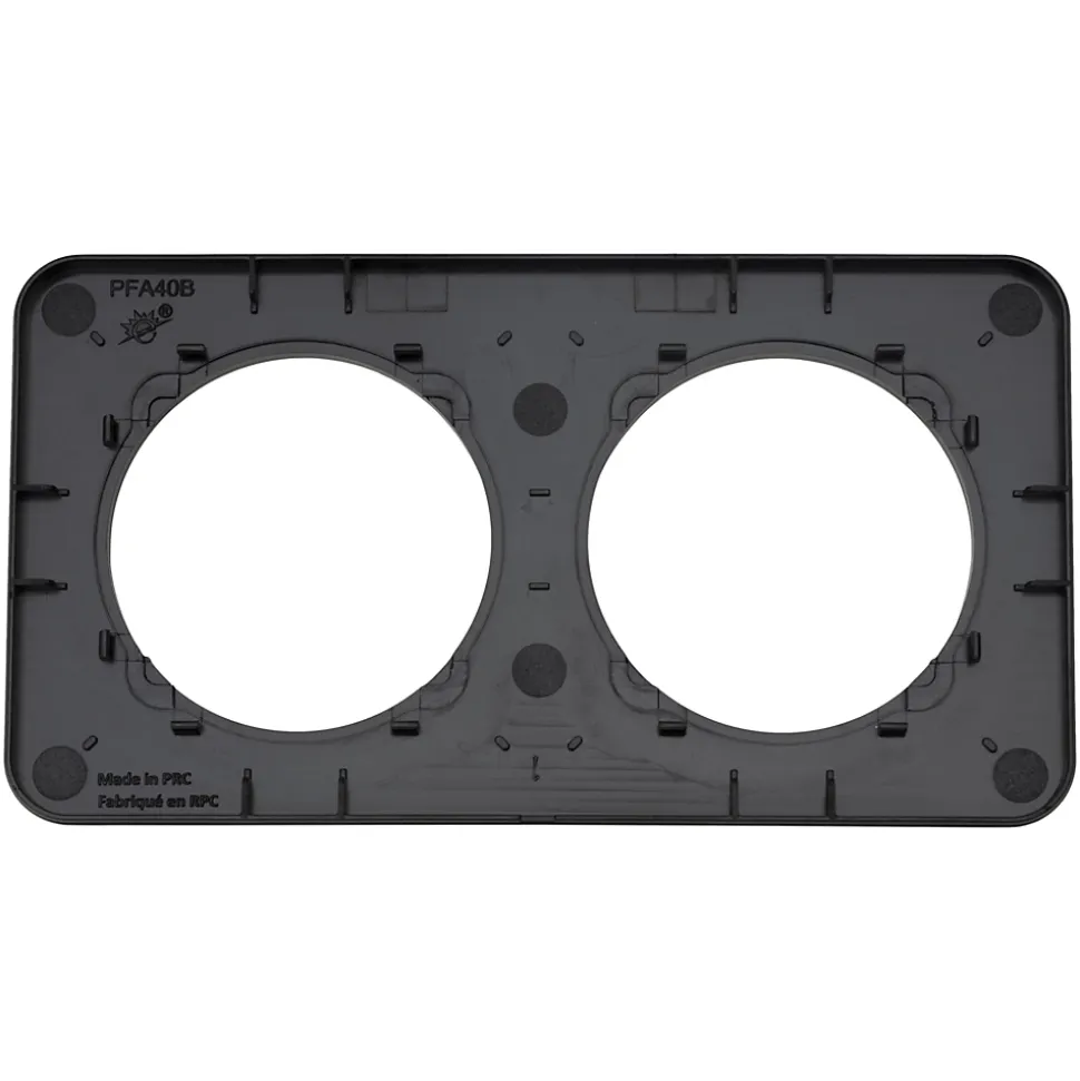 Plaque de finition double Jacobsen Espen bois noir à assembler