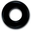 Plaque de finition Fontini Garby simple Porcelaine noire