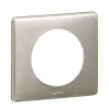 Plaque de finition 1 poste Legrand Céliane 0 998 60 coloris titane l.90 x P.9 x H.82 mm