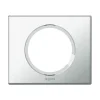 Plaque de finition 1 poste Legrand Céliane 0 691 21 coloris verre miroir l.100 x P.8,5 x H.82 mm