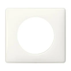 Plaque de finition 1 poste Legrand Céliane 0 988 40 coloris blanc l.90 x P.9 x H.82 mm