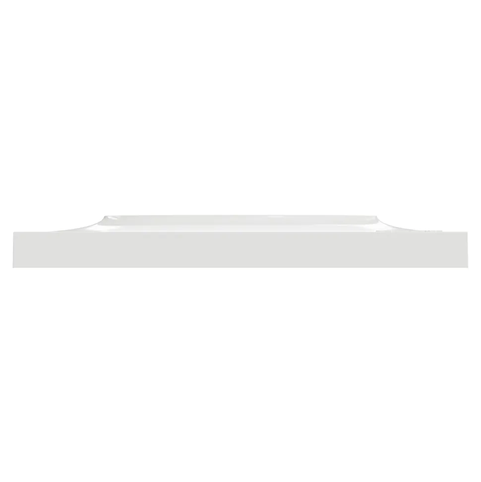 Plaque de finition 1 poste Schneider Electric Odace Styl S520702 coloris blanc l.85 x P.10 x H.85 mm