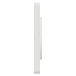 Plaque de finition 1 poste Schneider Electric Odace Touch S520802 coloris blanc l.85 x P.10 x H.85 mm
