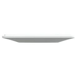 Plaque de finition 1 poste Schneider Electric Ovalis S320702 coloris blanc l.87 x P.10 x H.87 mm