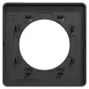 Plaque de finition 1 poste Schneider Electric Odace Touch S54C802 coloris anthracite avec liseré anthracite l.85 x P.10 x H.85 mm
