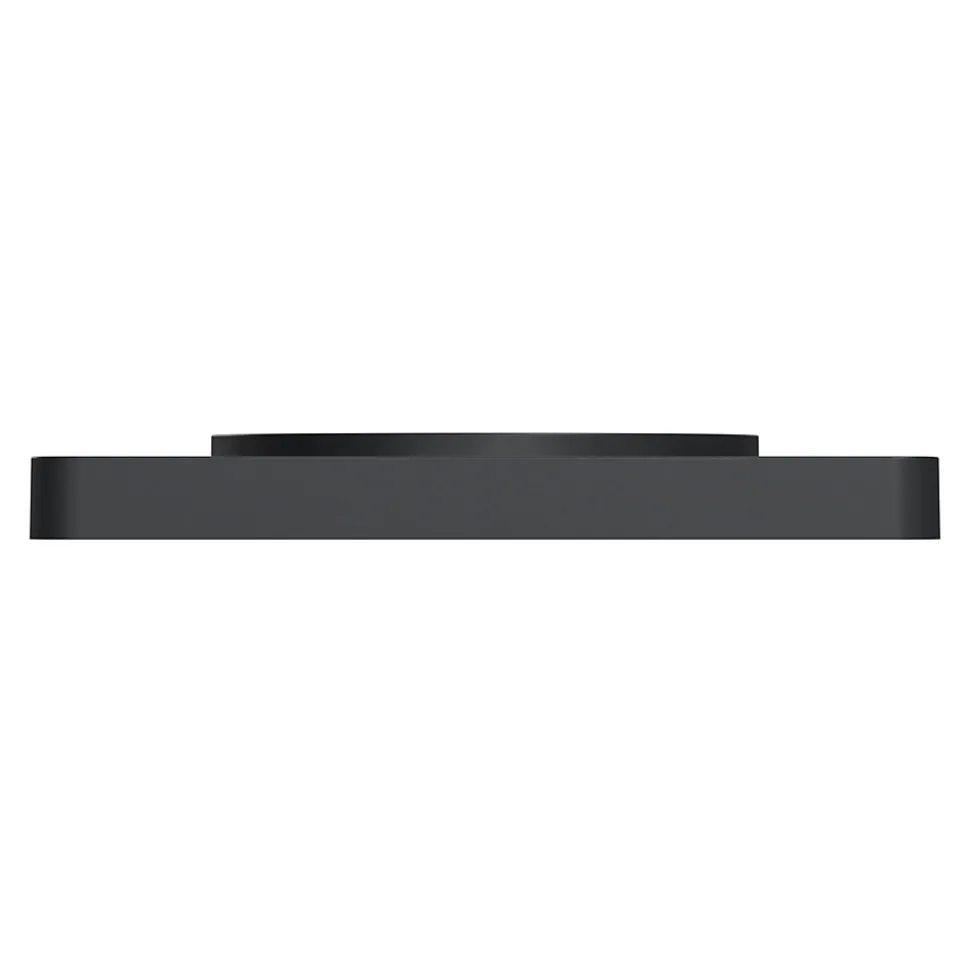 Plaque de finition 1 poste Schneider Electric Odace Touch S540802 coloris anthracite l.85 x P.10 x H.85 mm