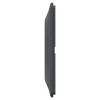 Plaque de finition 1 poste Schneider Electric Ovalis S340702 coloris anthracite l.87 x P.10 x H.87 mm