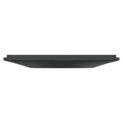 Plaque de finition 1 poste Schneider Electric Ovalis S340702 coloris anthracite l.87 x P.10 x H.87 mm