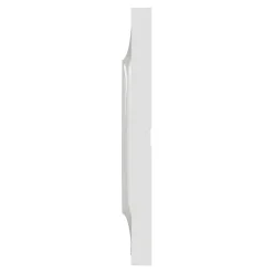 Plaque de finition 3 postes Schneider Electric Odace Styl S520706 coloris blanc l.227 x P.10 x H.85 mm