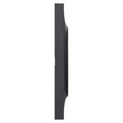 Plaque de finition 2 postes Schneider Electric Odace Styl S540704 coloris anthracite l.156 x P.10 x H.85 mm