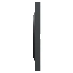 Plaque de finition 2 postes Schneider Electric Odace Styl S54C704 coloris anthracite avec liseré anthracite l.156 x P.10 x H.85 mm