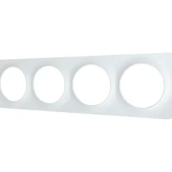 Plaque de finition quadruple Jacobsen Espen blanc à assembler