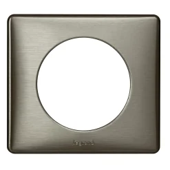 Plaque de finition simple Legrand Céliane Métal Tungstène