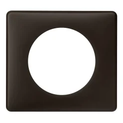 Plaque de finition simple Legrand Céliane Poudré Basalte