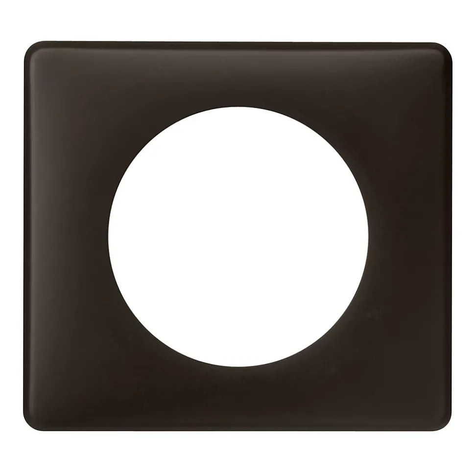 Plaque de finition simple Legrand Céliane Poudré Basalte