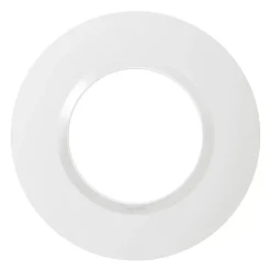 Plaque de finition simple Legrand Dooxie Blanc rond