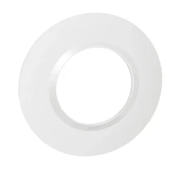 Plaque de finition simple Legrand Dooxie Blanc rond