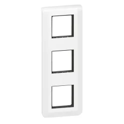Plaque de finition 3x2 modules Legrand Mosaïc 0 994 75 coloris blanc l.224 x P.9 x H.82 mm