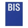 Plaque de signalisation BIS, marquage blanc sur fond bleu, panneau PVC adhésif, 65x90mm - THIRARD
