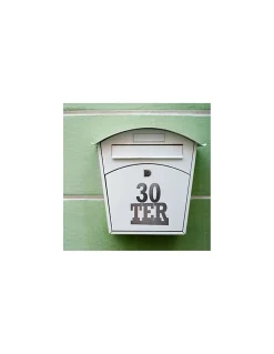 Plaque de signalisation TER, alliage à visser, hauteur 80mm, noir - THIRARD
