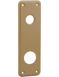 Plaque pour poignée à cylindre diamètre 23mm, acier - THIRARD